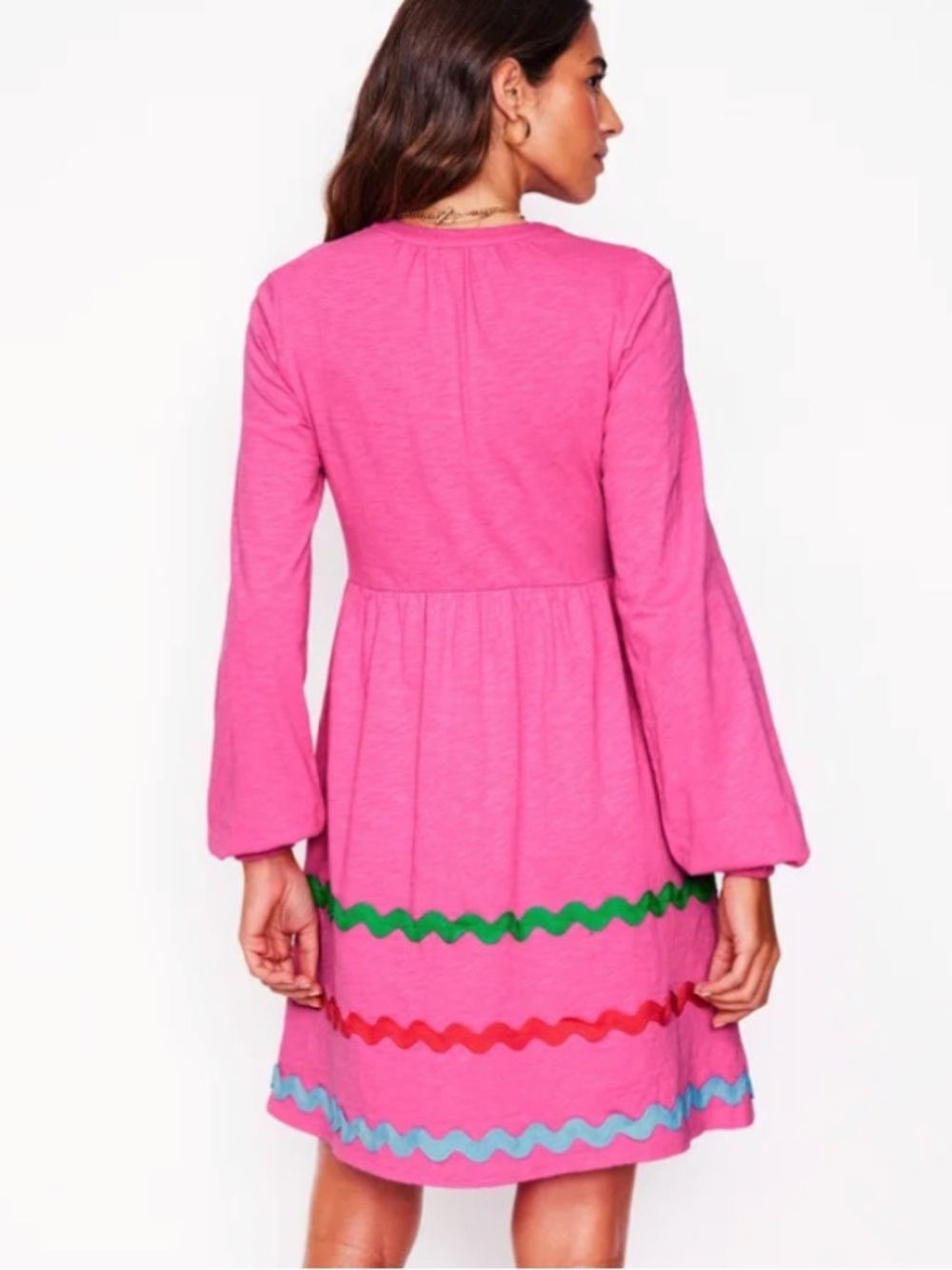 Boden Corinna Ric Rac Dress - Picture 3 of 12